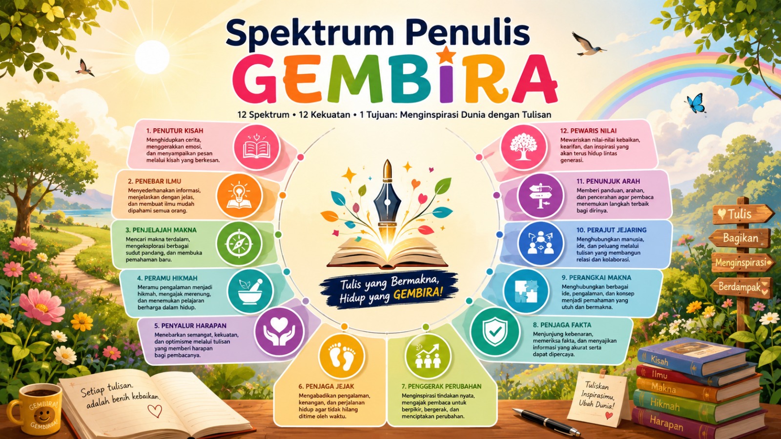 Tes Spektrum Menulis GEMBIRA